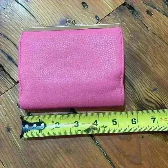 Buxton Pink and Brown double wallet with gold detail - Picture 2 of 13